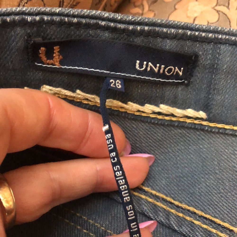 Union denim jean pants low rise - Picture 3 of 6